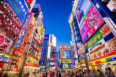 Shutterstock : Japan is home to many places for anime lovers